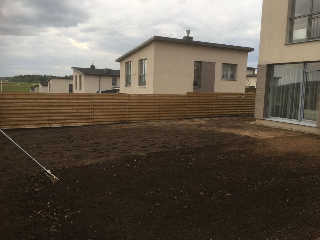 Po šlaitinio sklypo formavimo darbų